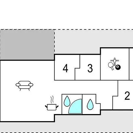 Hermosa Casa De 4 En Сasa de vacaciones